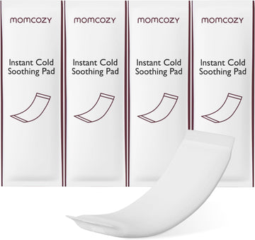 Momcozy 2-in-1 Postpartum Recovery Care Instant Cold Soothing Ice Pads, 4-Pack Super Absorbent Maternity Cooling Pads for Women Moms Labor Delivery Care Mothers After Birth