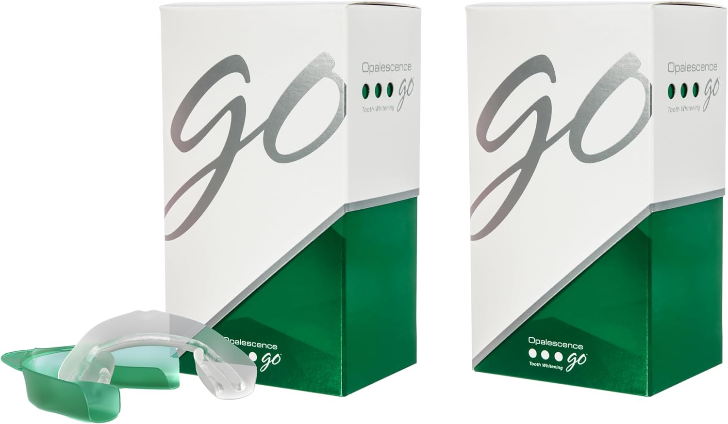 Opalescence Go - Prefilled Teeth Whitening Trays (2 Packs / 20 Treatments) - 15% Hydrogen Peroxide - Mint - 5194-2