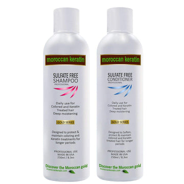 Hair Nourishing Triple Care Kit Keratin Replenisher, Sulfate-Free Shampoo & Conditioner Important To Maintain Keratin Treatment Results For Longer And Great Looking Hair