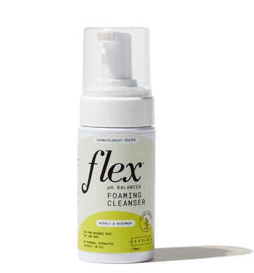 Flex Foaming Cleanser Infused With Neroli & Rosemary – Plant-Based And Ph-Balanced Feminine Wash For Silicone Period Cups, Discs And Your Body (3.4 Oz.)