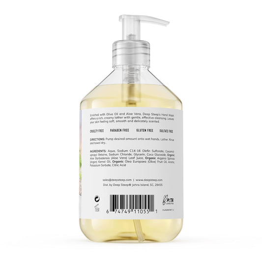 Deep Steep Liquid Hand Wash, 17.6 Ounces (Raspberry Merlot)