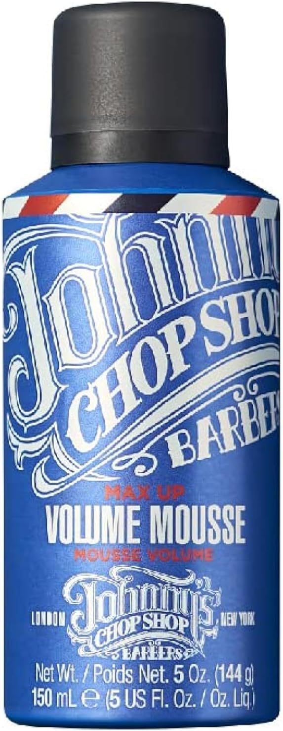Johnny'S Chop Shop - Max Up Volume Mousse, Firm Hold, All Hair Types (150Ml)