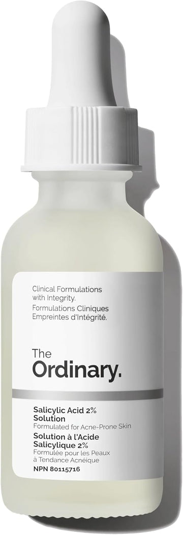 The Ordinary Salicylic Acid 2% Solution, Acne-Fighting Serum For Blemish-Prone Skin, 30Ml