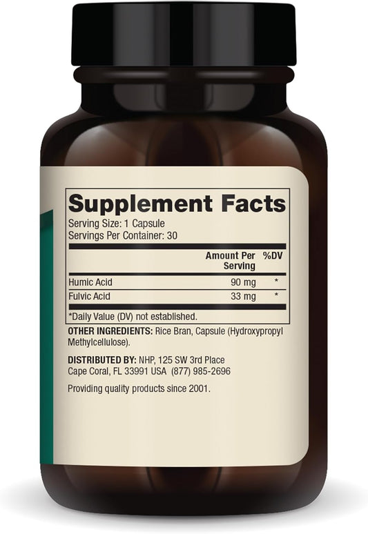 Dr. Mercola Humic Fulvic Acid Complex, 90mg Humic Acid & 33mg Fulvic Acid Per Serving, 30 Servings (30 Capsules), Dietary Supplement, Supports Healthy Digestion, Non-GMO : Health & Household