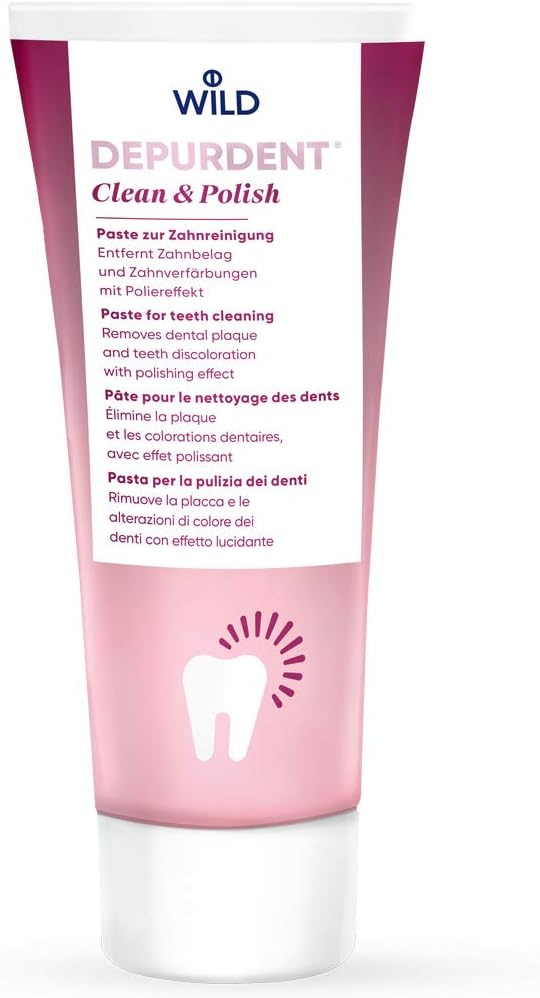 Depurdent Clean & Polish Paste For Teeth Cleaning, Removes Dental Plaque And Teeth Discoloration With Polishing Effect