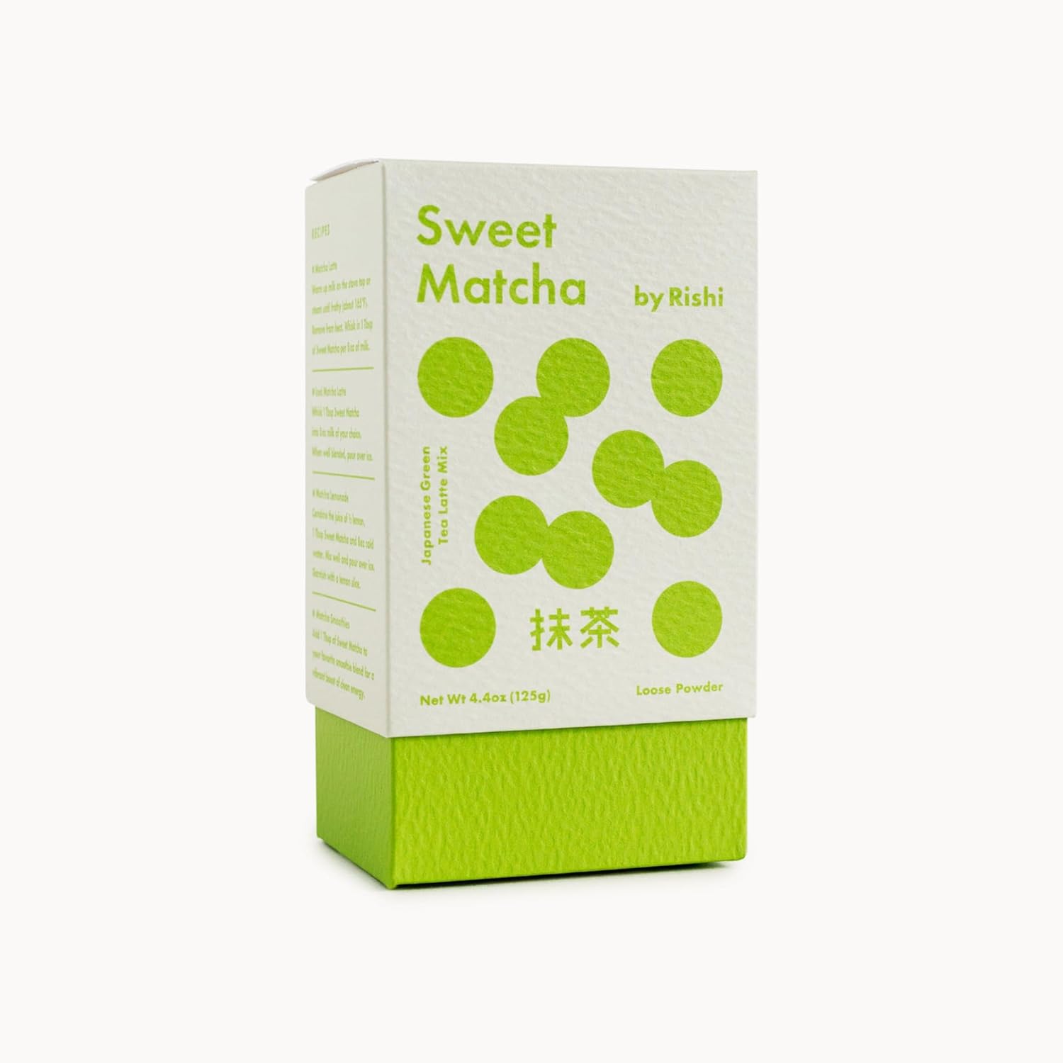 Rishi Tea Sweet Matcha Japanese Green Tea Powder | Sweetened Matcha Caffeinated & Energy-Boosting, Detox With Antioxidants | 4.4 Ounces (Pack Of 1)