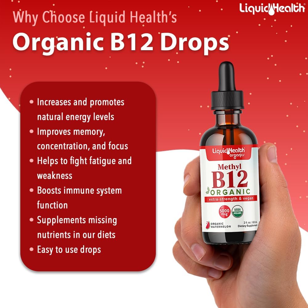 LIQUIDHEALTH Vegan Daily Essentials Vitamin Starter Kit with Organic Methyl B12 Drops, Vegan Liquid Collagen + Biotin, Vegan Liquid Iron, Vegan Vitamin D3 Drops - 100% Plant-Based Vitamin Supplements : Health & Household