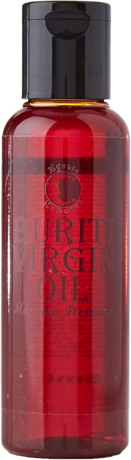 Mystic Moments | Buriti Virgin Carrier Oil 125Ml - Pure & Natural Oil Perfect For Hair, Face, Nails, Aromatherapy, Massage And Oil Dilution Vegan Gmo Free