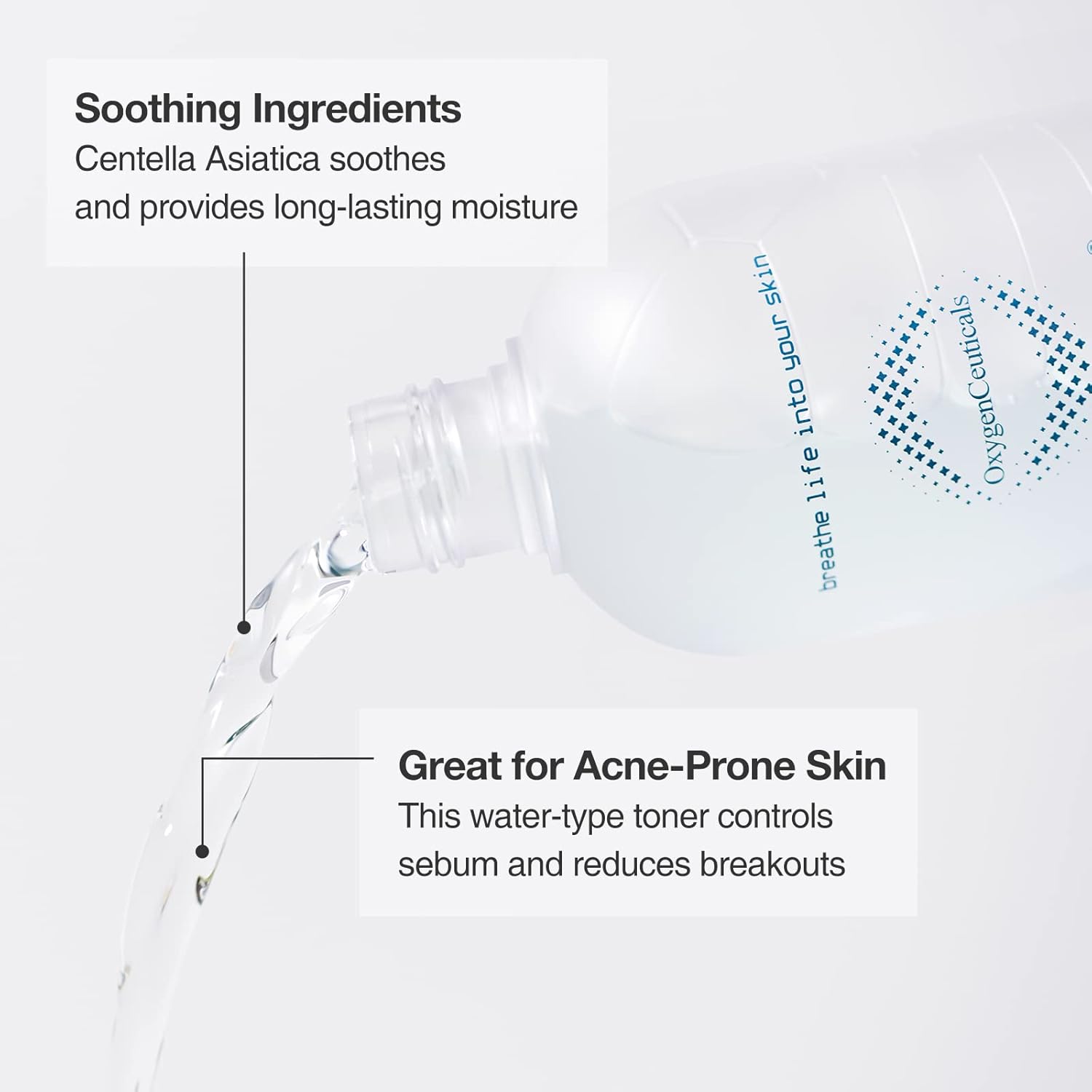 Oxygenceuticals Skin Balancing Toner (120Ml / 4.23 Oz) – Combination, Oily, And Blemish-Prone Skin, Pore-Reducing, Ph-Balancing, Blemish Control, Hypoallergenic And Non-Comedogenic : Beauty & Personal Care