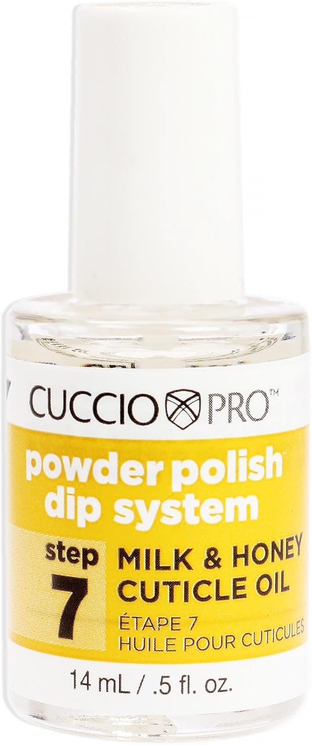 Cuccio Powder Polish Dip System Step 7 Milk And Honey Cuticle Oil