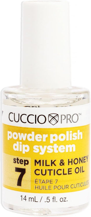 Cuccio Powder Polish Dip System Step 7 Milk And Honey Cuticle Oil
