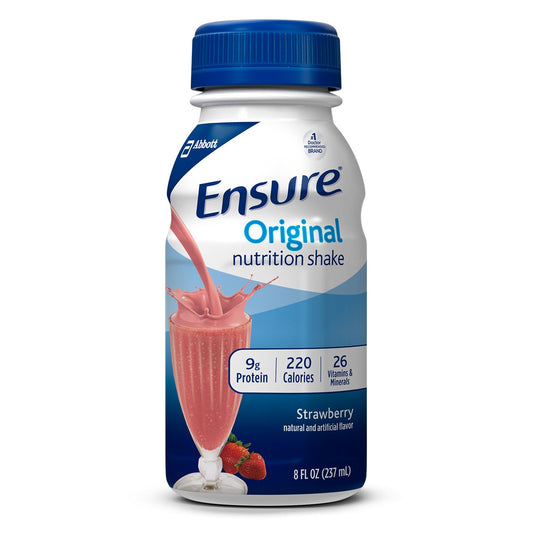 Ensure Original Strawberry Nutrition Shake | Meal Replacement Shake | 24 Pack