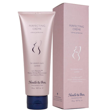 Noodle & Boo Perfecting Crème, Pregrancy Skin Care Stretch Mark Cream Enriched With Cocoa Butter And Avocado Oil