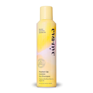Eva Nyc Freshen Up Invisible Dry Shampoo, Cleansing For Women Of All Hair Types, Non Toxic With Argan Oil & Rice Starch, Gmo-Free, Leaves No White Residue, 5.3 Oz