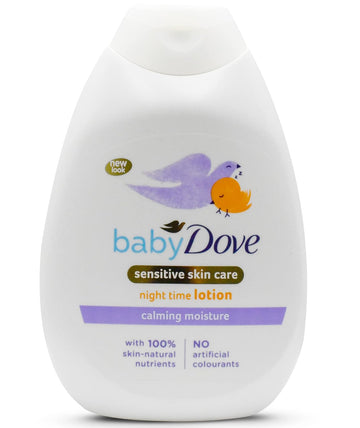 Baby Dove, Night Time Lotion For Sensitive Skin, Calming Moisture - 400 Ml (13 Ounce)