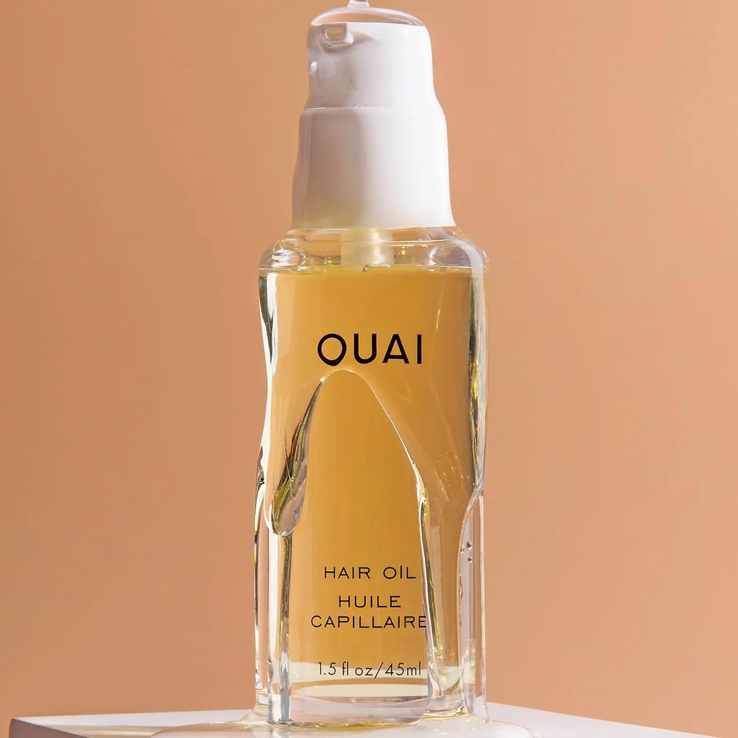 OUAI Curl Cream + Hair Oil Bundle - Hair Styling Products for Frizz Control - Includes Curl Cream (8 Oz) + Hair Oil (1.5 Oz) - 2-Piece Hair Care Set : Beauty & Personal Care