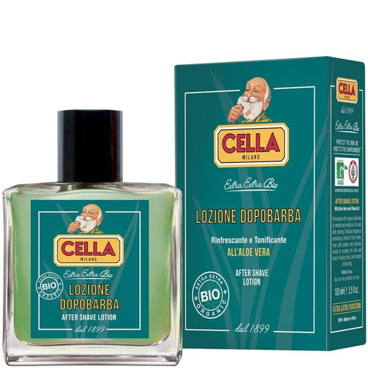 Cella Milano Aloe Vera After?Shave Splash, 100 Ml – Invigorates & Cools Skin With Classic Barbershop Scent – Made In Italy