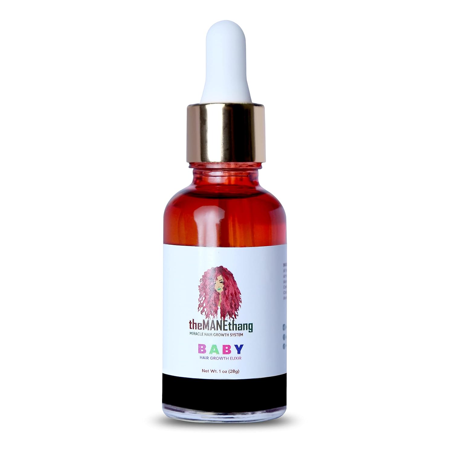 Baby Hair Growth Oil - Organic Baby Oil for Newborn - Baby Coconut Oil for Baby Hair with Coconut Oil, Olive Oil, Castor Oil, Tea Tree Oil