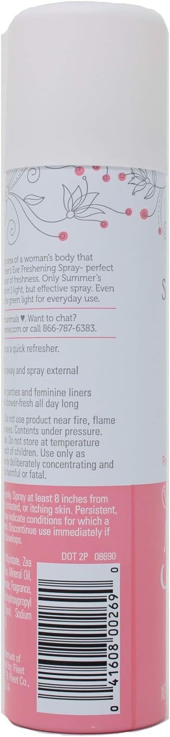 Summers Eve Freshening Spray 2 Ounce Sheer Floral (59ml) (2 Pack) : Health & Household