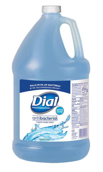 Dial Professional Gold Antibacterial Liquid Hand Soap, 1 Gallon Refill Bottle, 128 Fl Oz