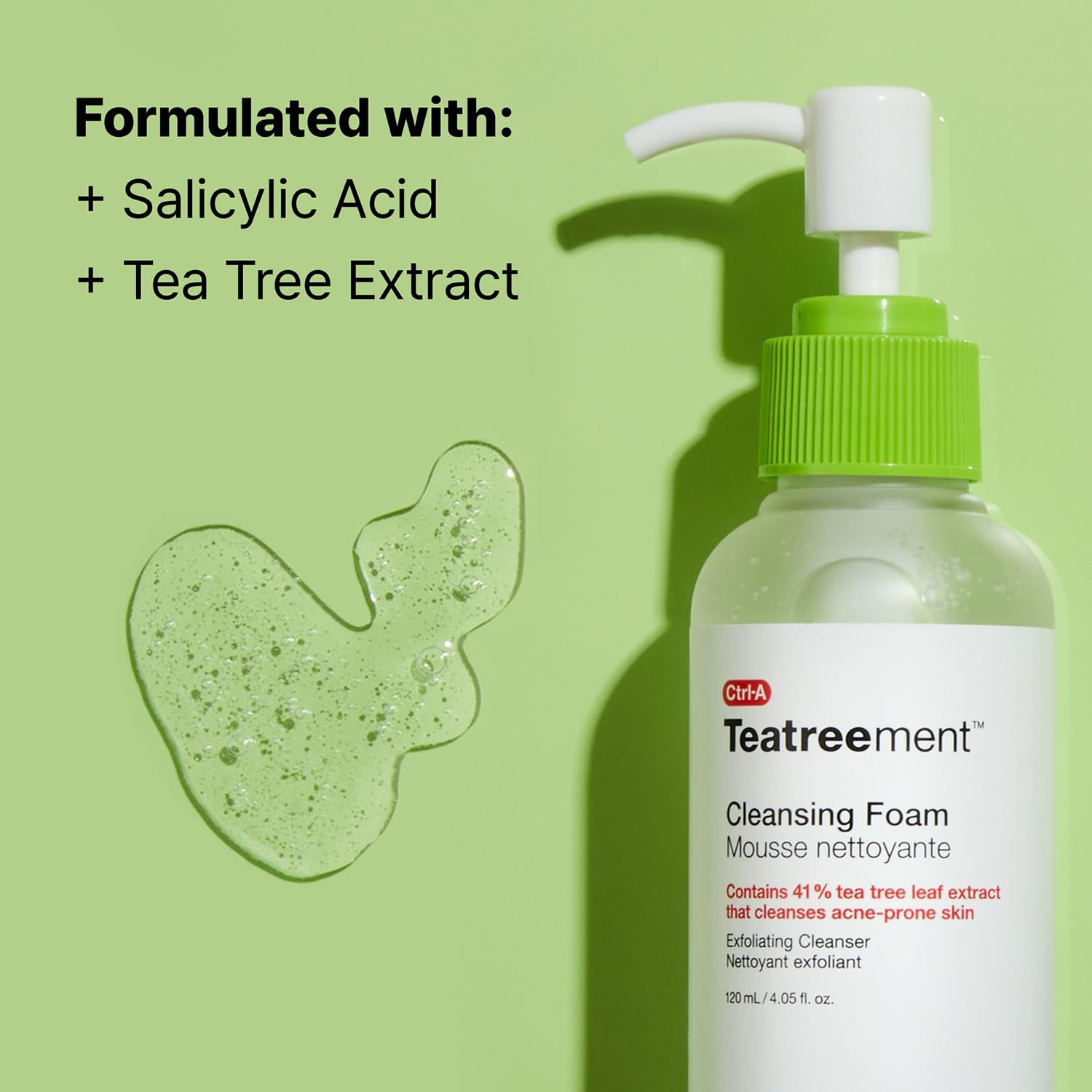 Dr.Jart+ Teatreement Cleansing Foam Face Wash For Oily Skin | Korean Skin Care, 4.05 Fl Oz : Beauty & Personal Care