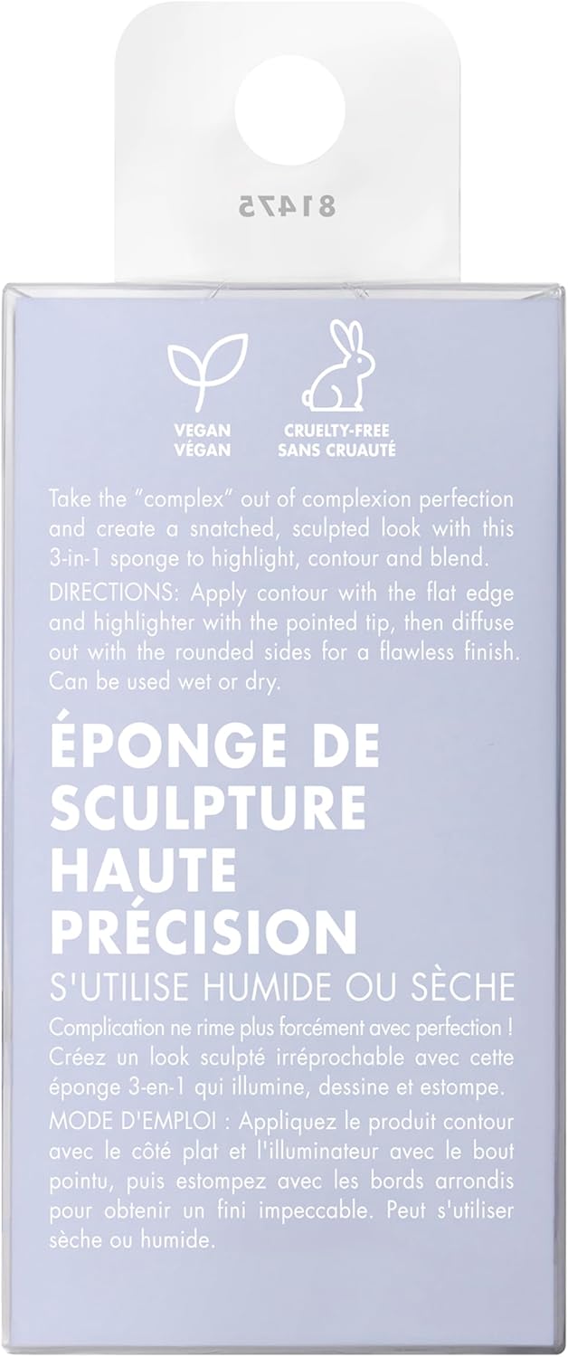 e.l.f. Precision Sculpting Sponge, 3-in-1 Sponge For Contouring and Blending To A Smooth Finish, Ideal For Cream and Powder Formulas, Vegan and Cruelty-Free : Amazon.co.uk: Beauty