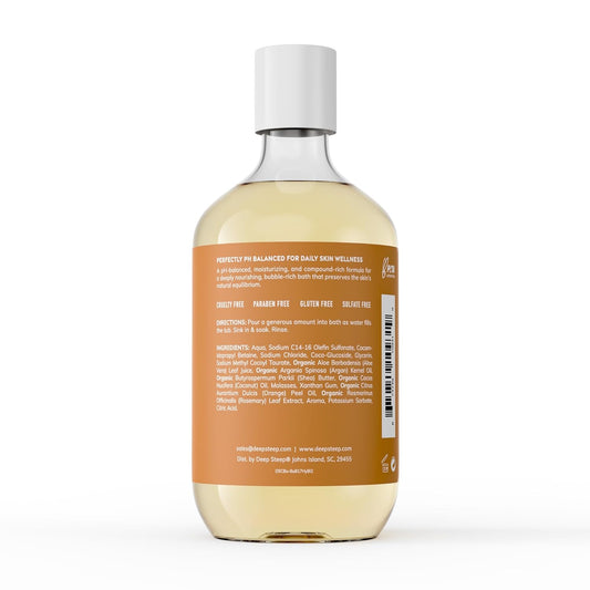 Deep Steep Bubble Bath, Coconut Lime, 17 Oz – Soothing Soak With Shea Butter, Argan Oil, Aloe Vera & Coconut Oil – Vegan, Sulfate-Free, Ph-Balanced Clean Beauty