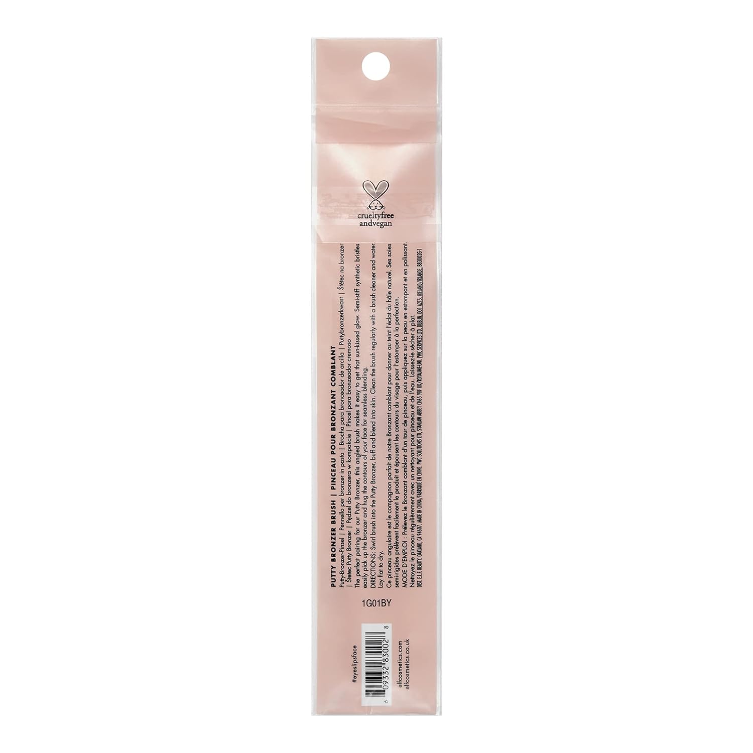 E.L.F. Putty Bronzer Brush, Angled Makeup Brush For Contour & Highlight, Made For The E.L.F. Putty Bronzer, Flawless Sanitary Application : Beauty & Personal Care