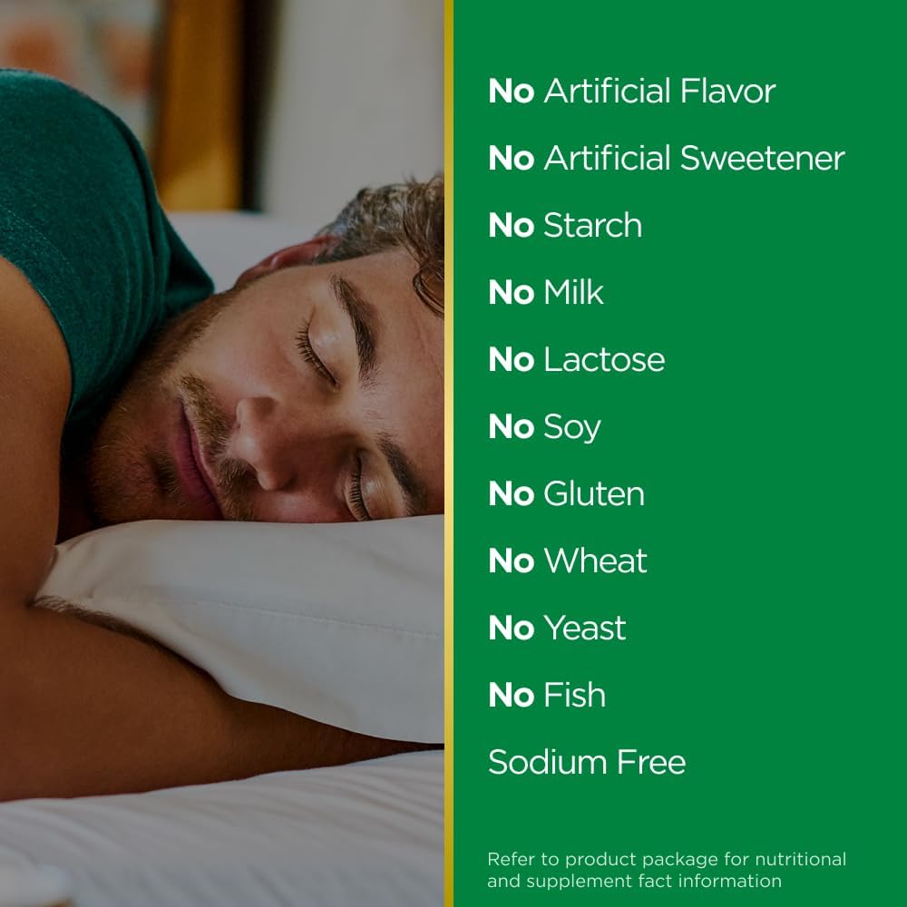 Nature's Bounty Sleep Gummies, 3mg Melatonin and 200mg L-theanine, 100% Drug-Free Sleep Aid, Promotes A Sound Sleep Cycle, 60 Count : Health & Household