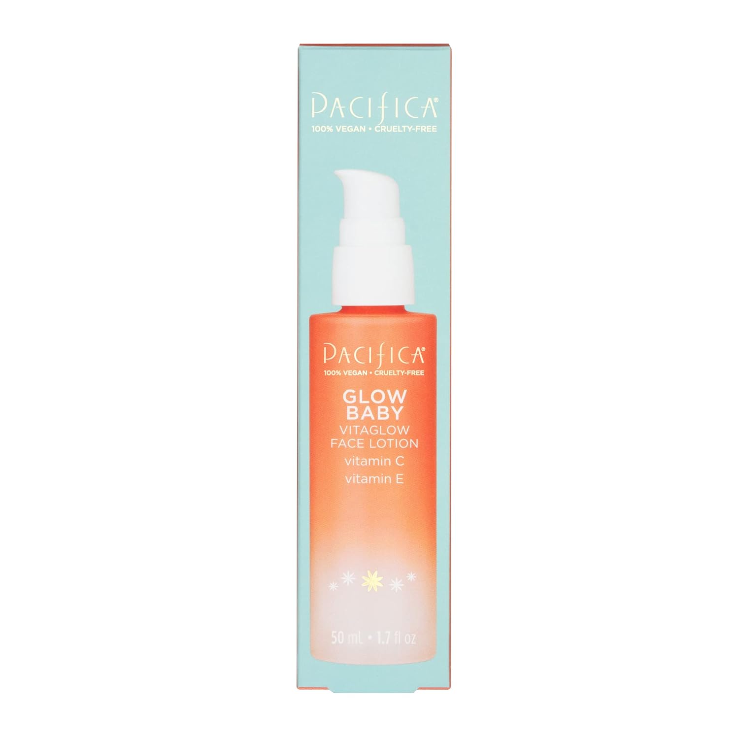 Pacifica Beauty | Glow Baby Brightening Face Wash + Glow Baby VitaGlow Hydrating Face Moisturizer Set | Contains Vitamin C | For All Skin Types | 100% Vegan and Cruelty Free | Clean Skin Care : Beauty & Personal Care