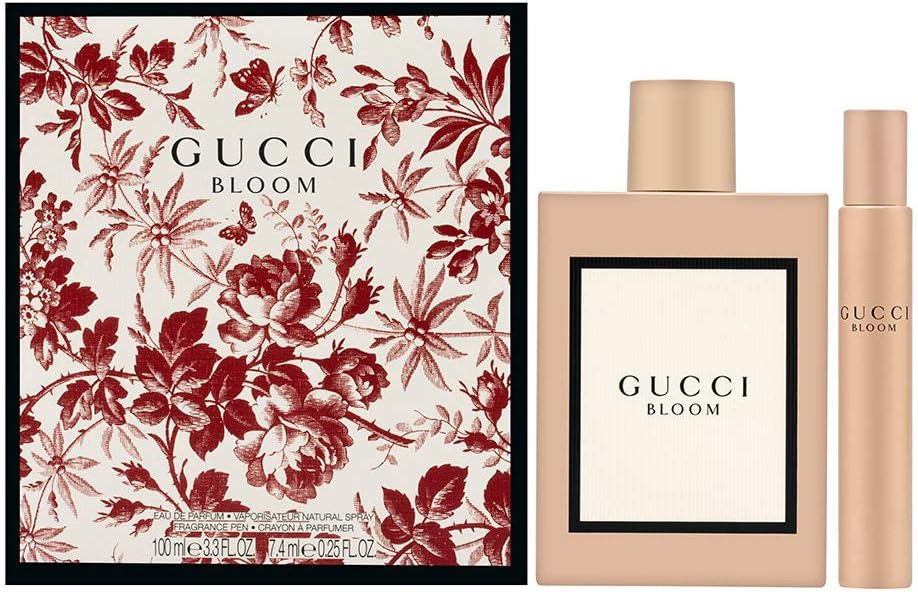 Gucci Bloom 2 Piece Gift Set: Eau De Parfum 100Ml - Eau De Parfum 7.4Ml