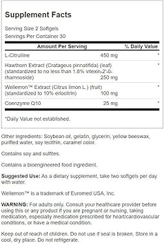 Swanson Healthy Blood Flow - Featuring Wellemon 60 Sgels 3 Pack