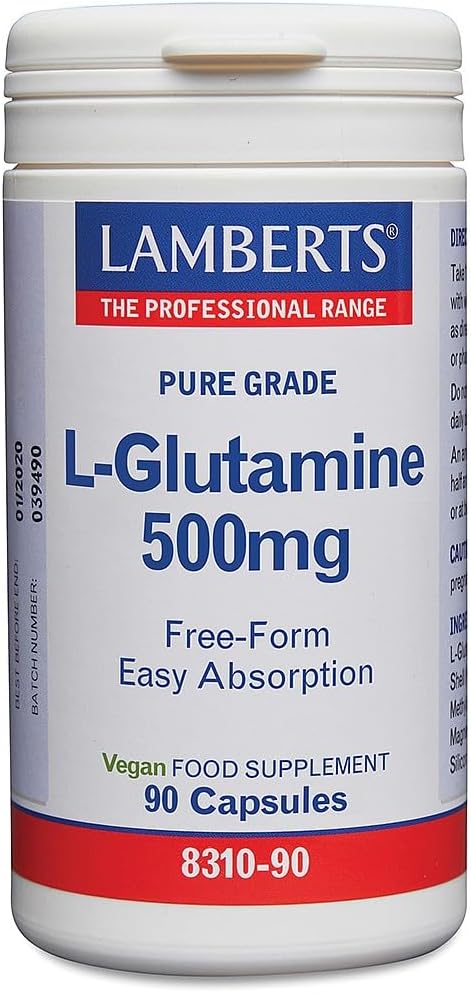 Lamberts L-Glutamine 500Mg 90 Capsules