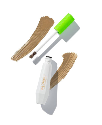 Brow Creation Gel - Tinted Fiber Gel For Thicker, Fluffier Brows - Patented Brush - Vitamin-Enriched Formula - Vegan, Cruelty-Free, Clean - Made In Usa - Hot Honey (Light Brown) - 6.0Ml