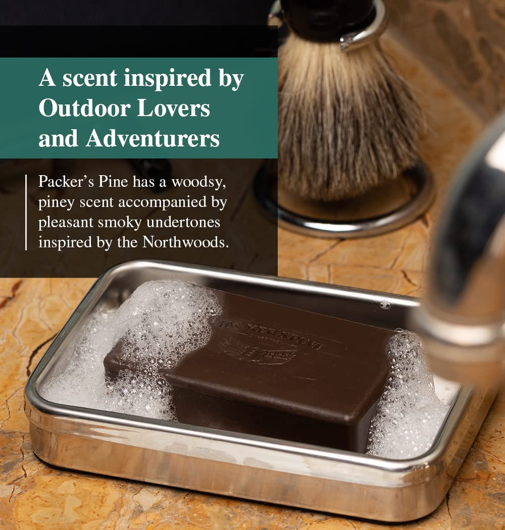 Packer'S Pine Tar Soap | The Original Mens Body Soap Made With Natural Pine Tar And Pine Oils | All Natural Mens | Paraben, Sulfate, And Creosote Free (3 Pack) : Nutritional Supplements And Vitamins : Beauty & Personal Care