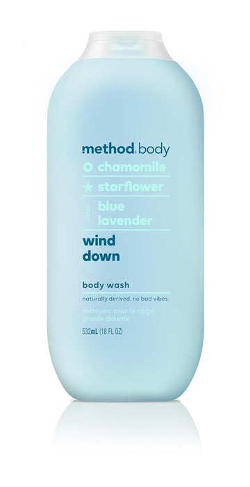 Method Body Wash, Wind Down, Paraben And Phthalate Free, 18 Oz (Pack Of 1)