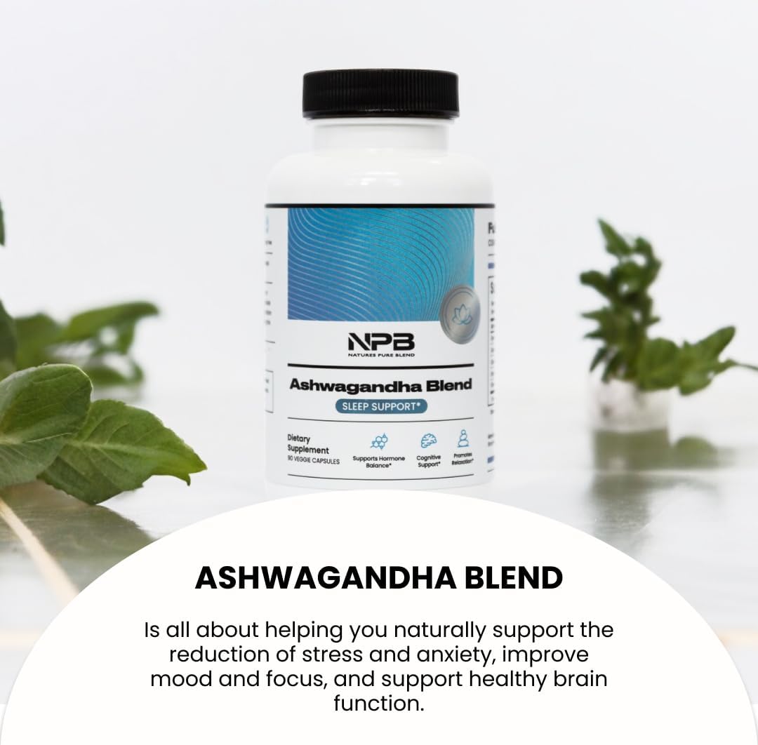 Ashwagandha Blend - Mood Booster, Sleep, Performance : Health & Household