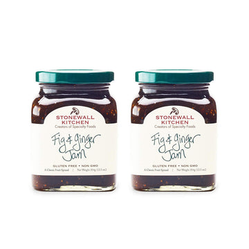 Stonewall Kitchen Fig and Ginger Jam, 12.5 Ounce (Pack of 2)