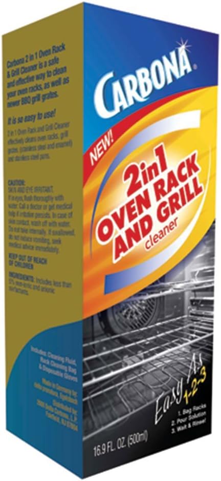 Carbona No Scent 2-in-1 Oven Rack and Grill Cleaner 16.8 oz. Liquid : Health & Household