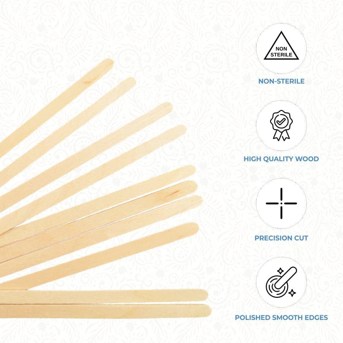 Forpro Professional Collection Premium Wood Applicators, Non-Sterile, Hair Removal Waxing, Petite, 4.5” L X .375” W, 500-Count : Beauty & Personal Care