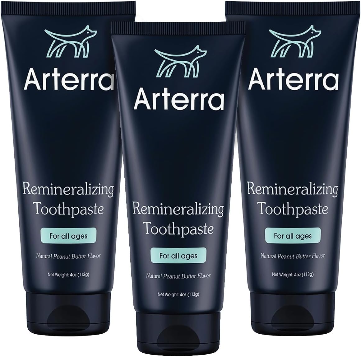 Remineralizing Dog Toothpaste – Vet-Grade, With Nano-Hydroxyapatite, Reverses Early-Stage Decay, Cleans Teeth, Removes Tartar, Freshens Breath By Arterra Pet Science, Plant-Based, Natural Flavor, 4Oz