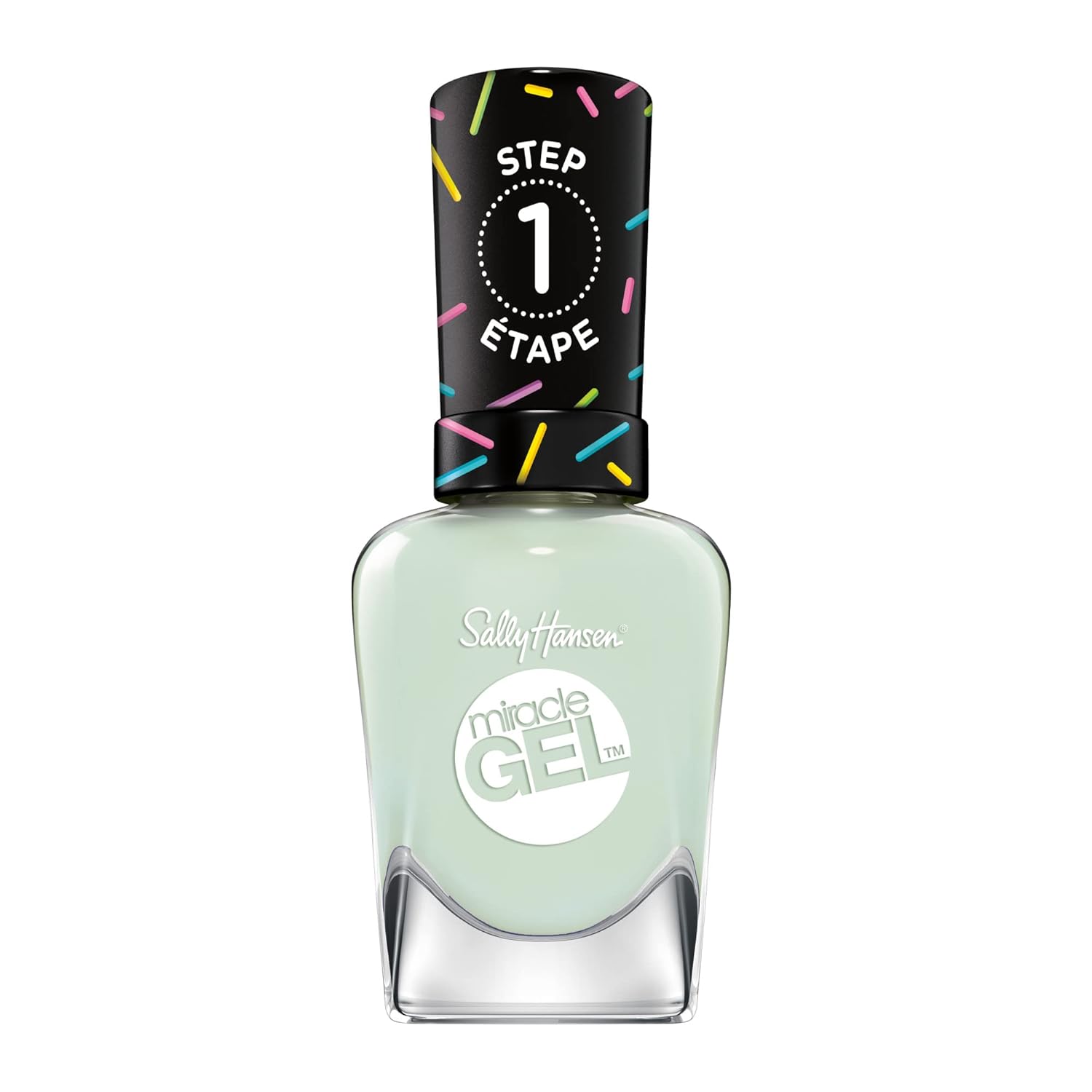 Sally Hansen Miracle Gel Donut Shop Collection Nail Polish, Mint Together, 0.5 Fl Oz