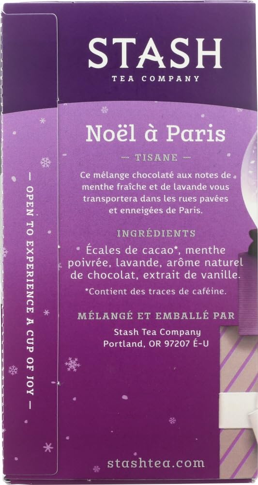 Stash Tea Christmas In Paris -Herbal Tea, 18 Ct