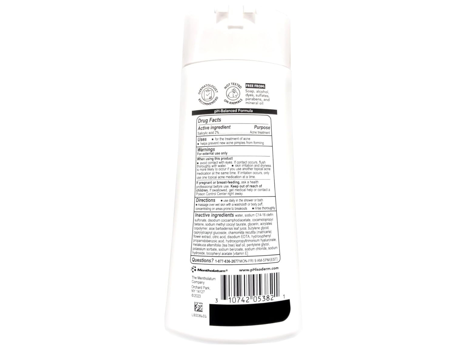 Phisoderm Anti-Blemish Body Wash, 10 Fluid Ounce