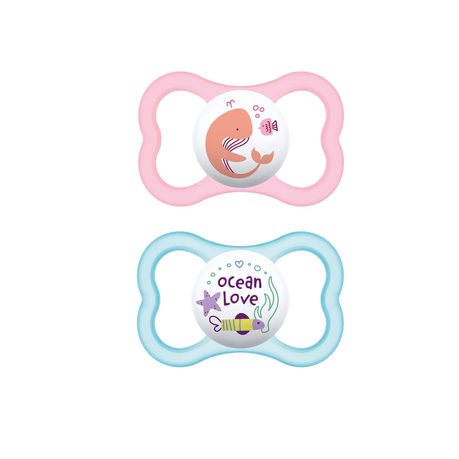 Mam Air Matte Pacifiers, For Sensitive Skin, 6+ Months, Best Pacifier For Breastfed Babies, Baby Boy Pacifiers, 6-16, 4 Count