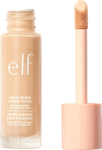 E.L.F. Halo Glow Liquid Filter, Complexion Booster For A Glowing, Soft-Focus Look, Infused With Hyaluronic Acid, Vegan & Cruelty-Free, 3.5 Medium