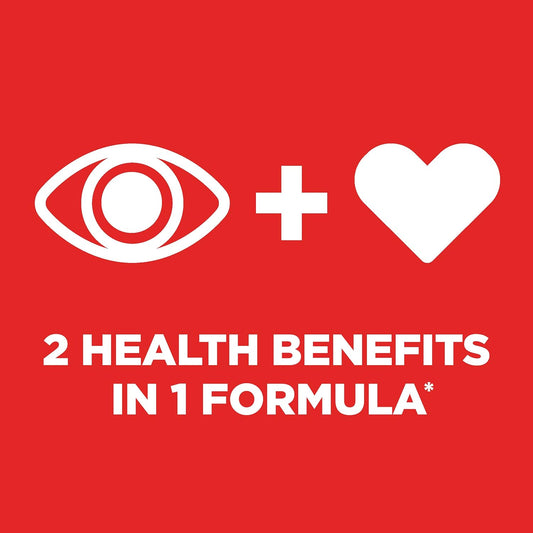 PreserVision AREDS 2 Eye Vitamins with CoQ10 for Heart Health, Lutein, Zeaxanthin, Vitamin C & E, Zinc, Copper