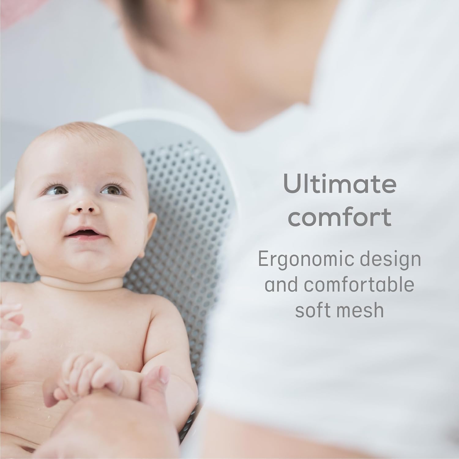 Angelcare Baby Bath Support (Grey) | Ideal for Babies Less Than 6 Months Old : Amazon.co.uk: Baby Products