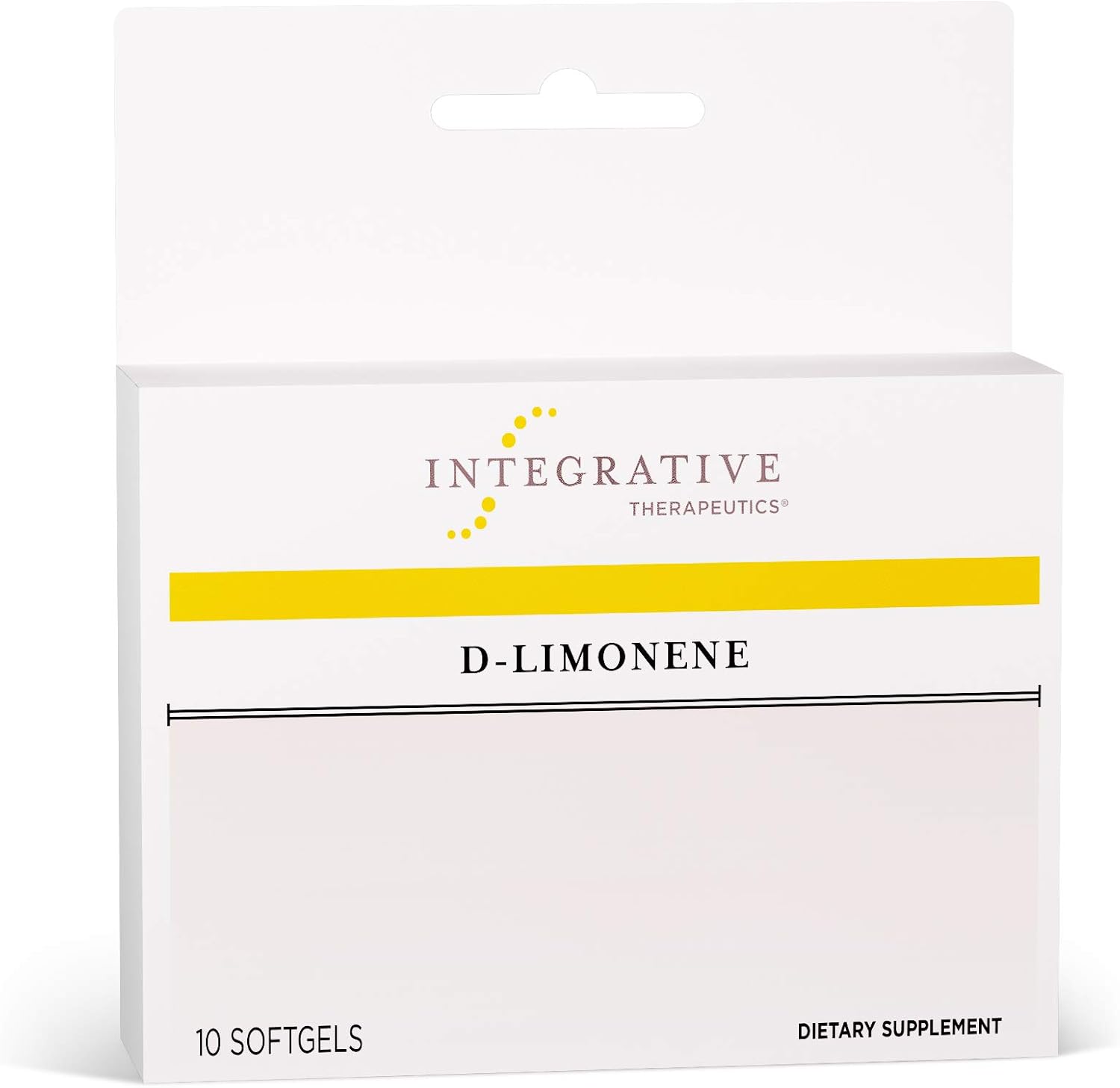 Integrative Therapeutics - D-Limonene - Relief For Occasional Heartburn - Gluten Free, Dairy Free - 10 Softgel Capsules