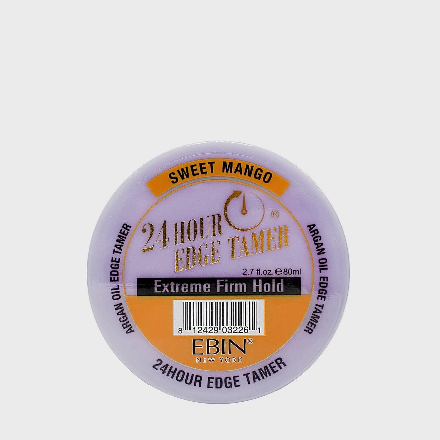 Ebin New York 24 Hour Edge Tamer Refresh – Extreme Firm Hold, 2,7 Oz/ 80Ml, Kiwi Pineapple – No Flaking, No White Residue, Shine And Smooth With Argan Oil & Castor Oil